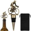 Fiets flessenstopper - wijnkurk goud