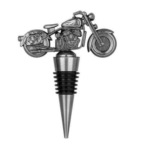 motor zilver Motor flessenstopper - wijnkurk zilver