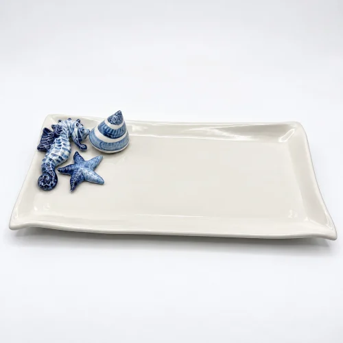 Medium servet bord zeepaard