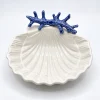 Zeeschelpen kommetje blauw koraal