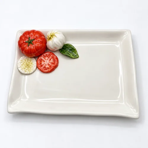 Klein servet bord mozzarella