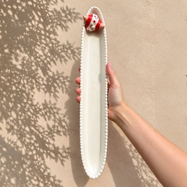 Stokbrood schotel rood